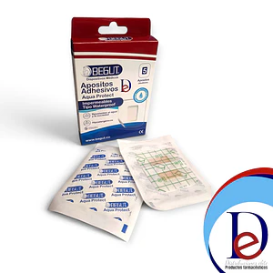 APOSITOS ADHESIVOS AQUA PROTECT X 5 UNDS- MEDIDA 56X66MM -BEGUT- UBI 36-B