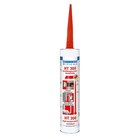 Silicona Sellador Para Alta Temperatura 300º Roja 310 Ml Ht300 
