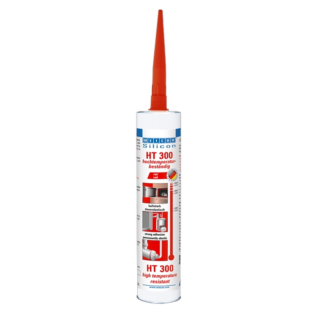 Silicona Sellador Para Alta Temperatura 300º Roja 310 Ml Ht300  1