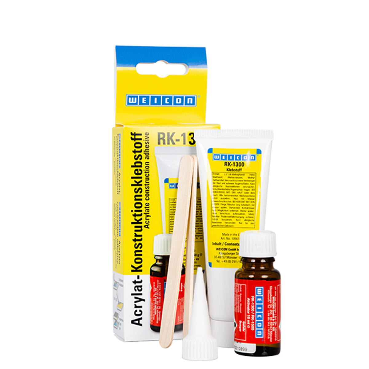 Adhesivo Estructural Para Metales Y Plasticos Duros 60grs Pastoso Rk-1300