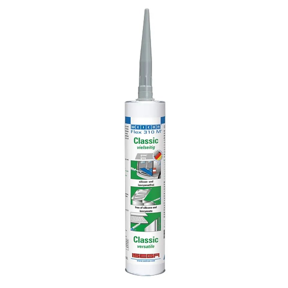Adhesivo Sellador Elastico Grado Alimenticio Gris 310 Ml Flex 310 Ms 1
