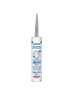 Adhesivo Sellador Superficies Humedas 310 Ml Gris Aqua-Flex