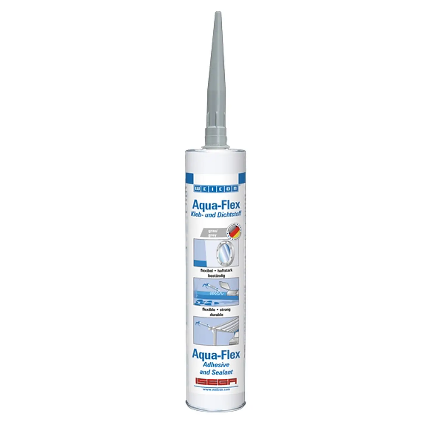 Adhesivo Sellador Superficies Humedas 310 Ml Gris Aqua-Flex 1