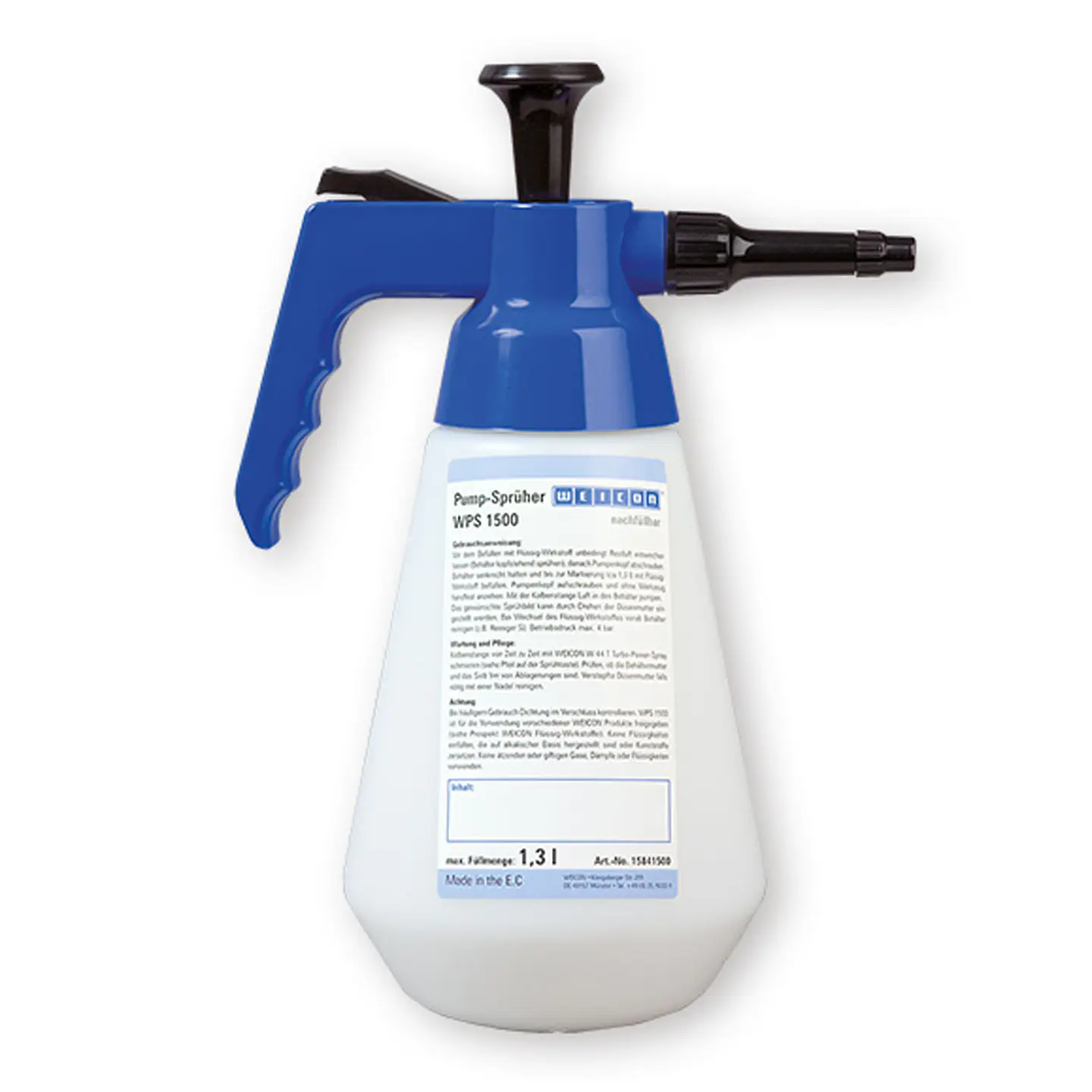 Pulverizador Manual 1,5 Lts Para Químicos WPS 1500  1