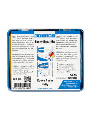 Masilla Resina Epoxi Universal 400 Grs