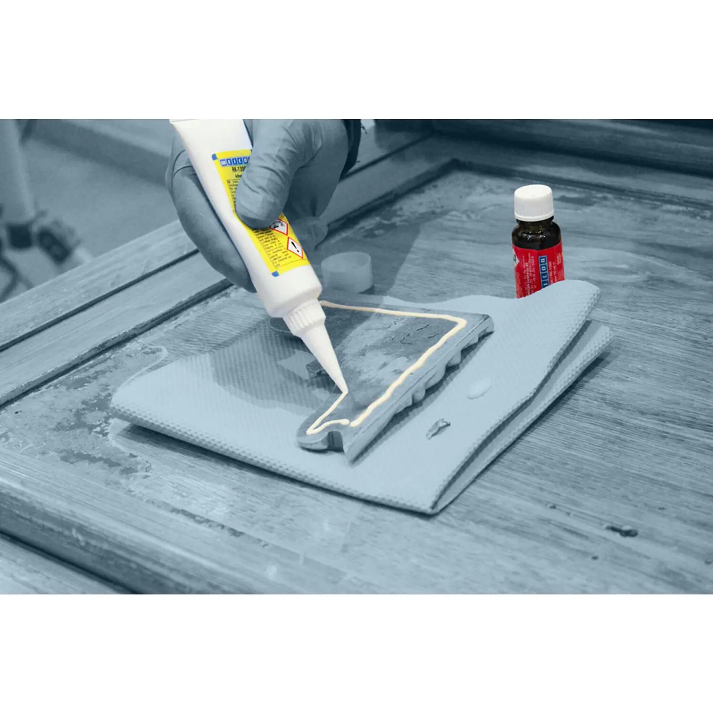 Adhesivo Estructural Para Metales Y Plasticos Duros 60grs Rk-1300 Pastoso 4