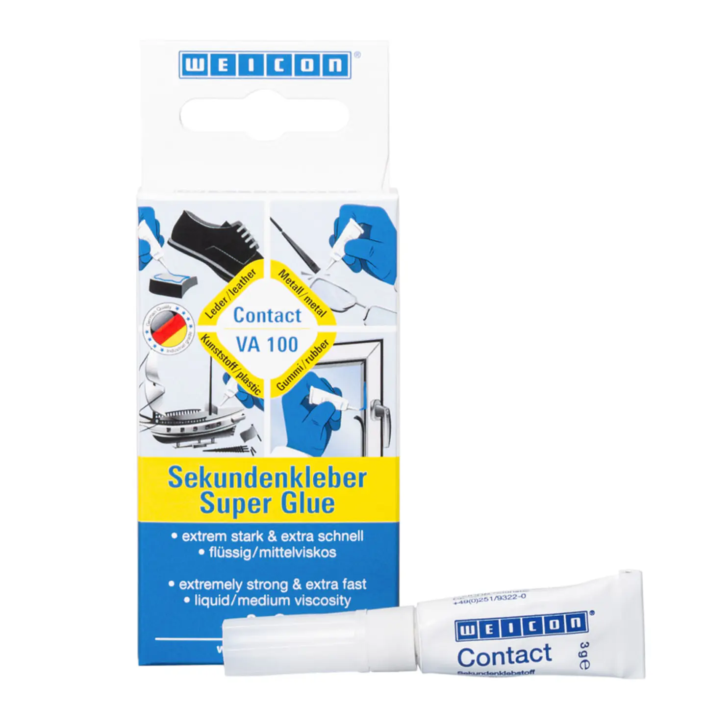 Adhesivo Instantaneo Universal De Cianocrilato VA 100 2