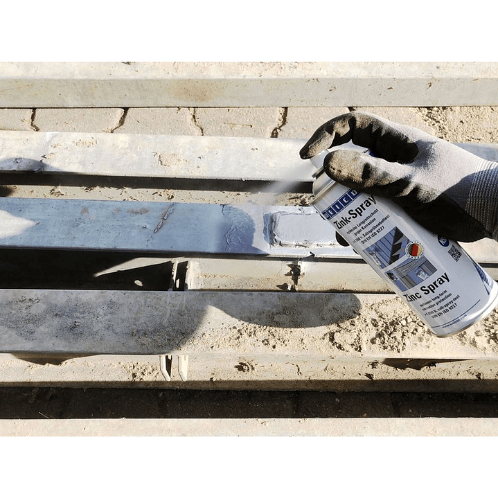 Spray Galvanizado De Zinc Brillante 400 Ml Weicon 4