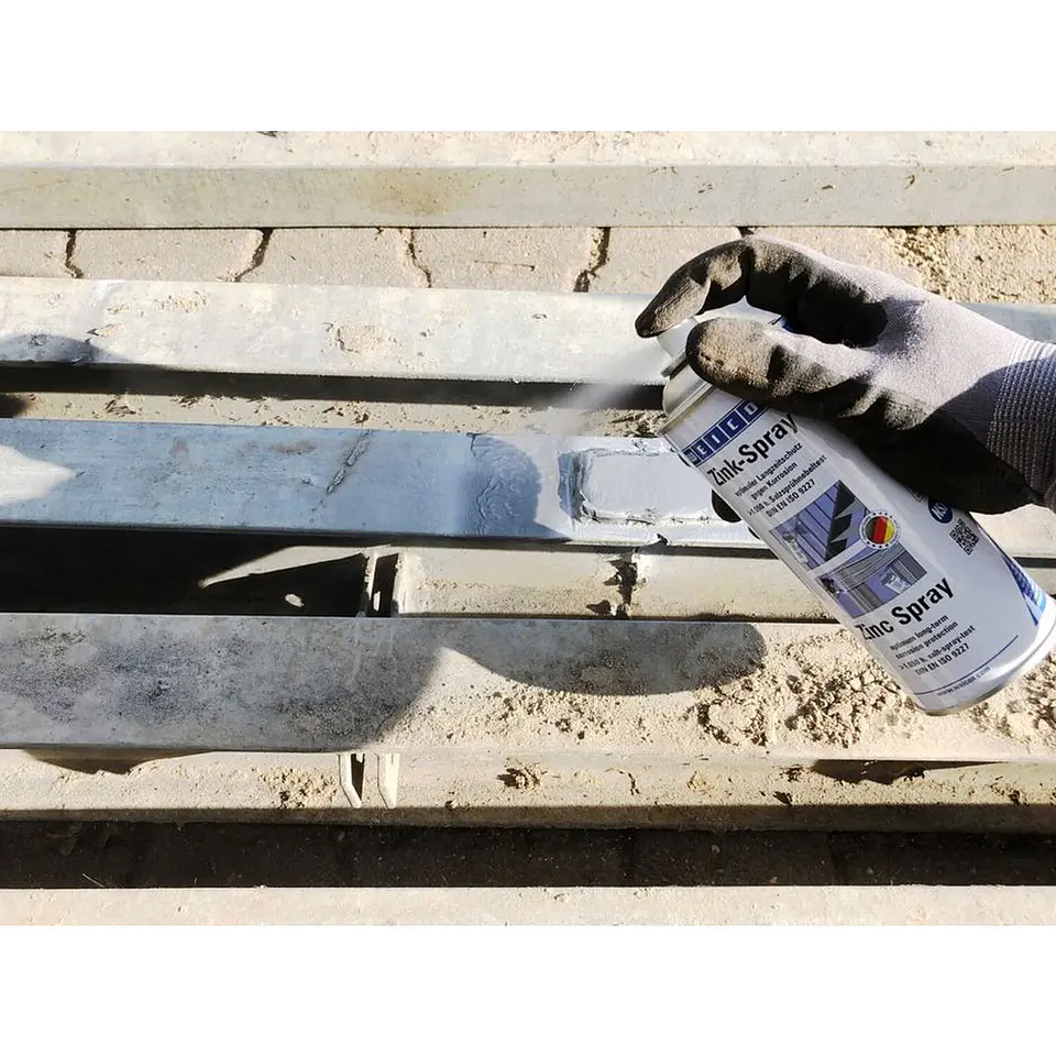 Spray Galvanizado De Zinc Brillante 400 Ml Weicon 4