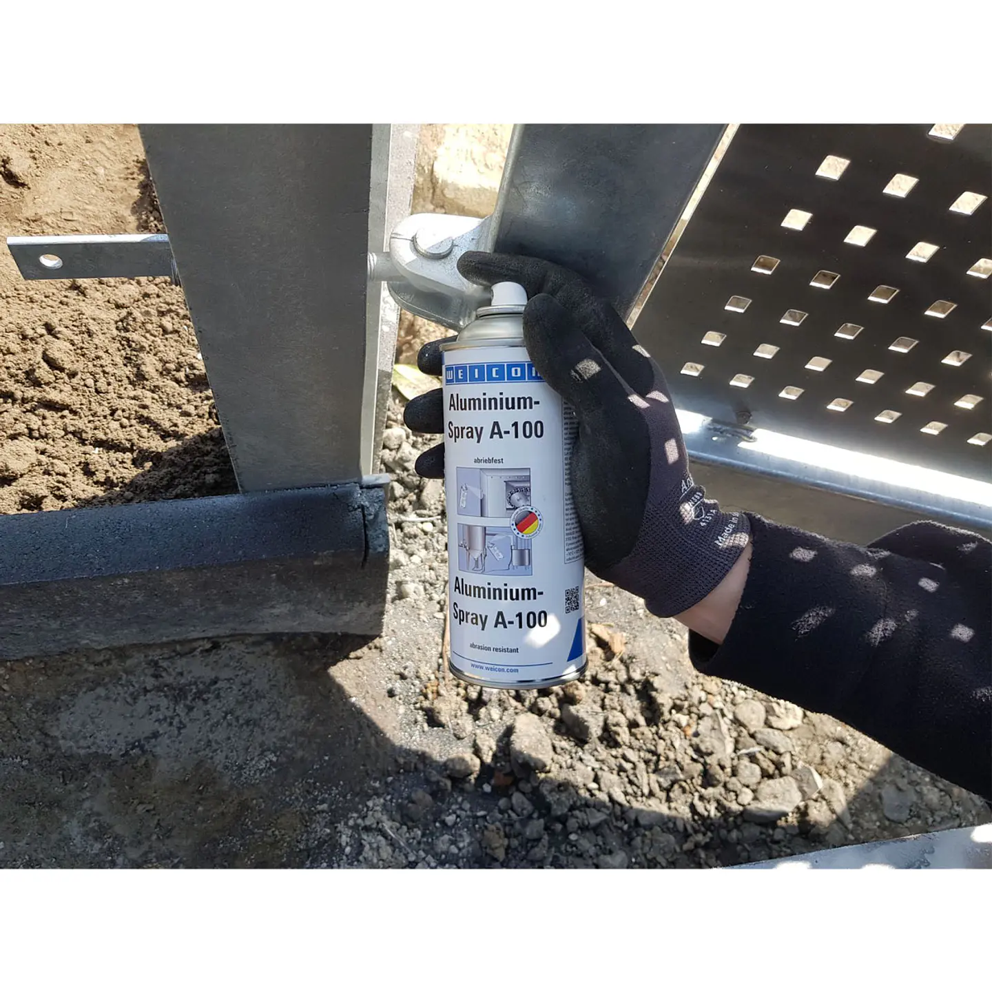 Spray Recubrimiento De Aluminio 400 Ml A-100 Resistente a La Abrasión 3