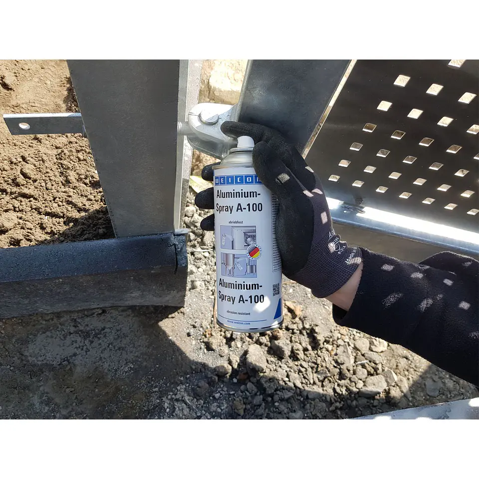 Spray Recubrimiento De Aluminio 400 Ml A-100 Resistente a La Abrasión 3