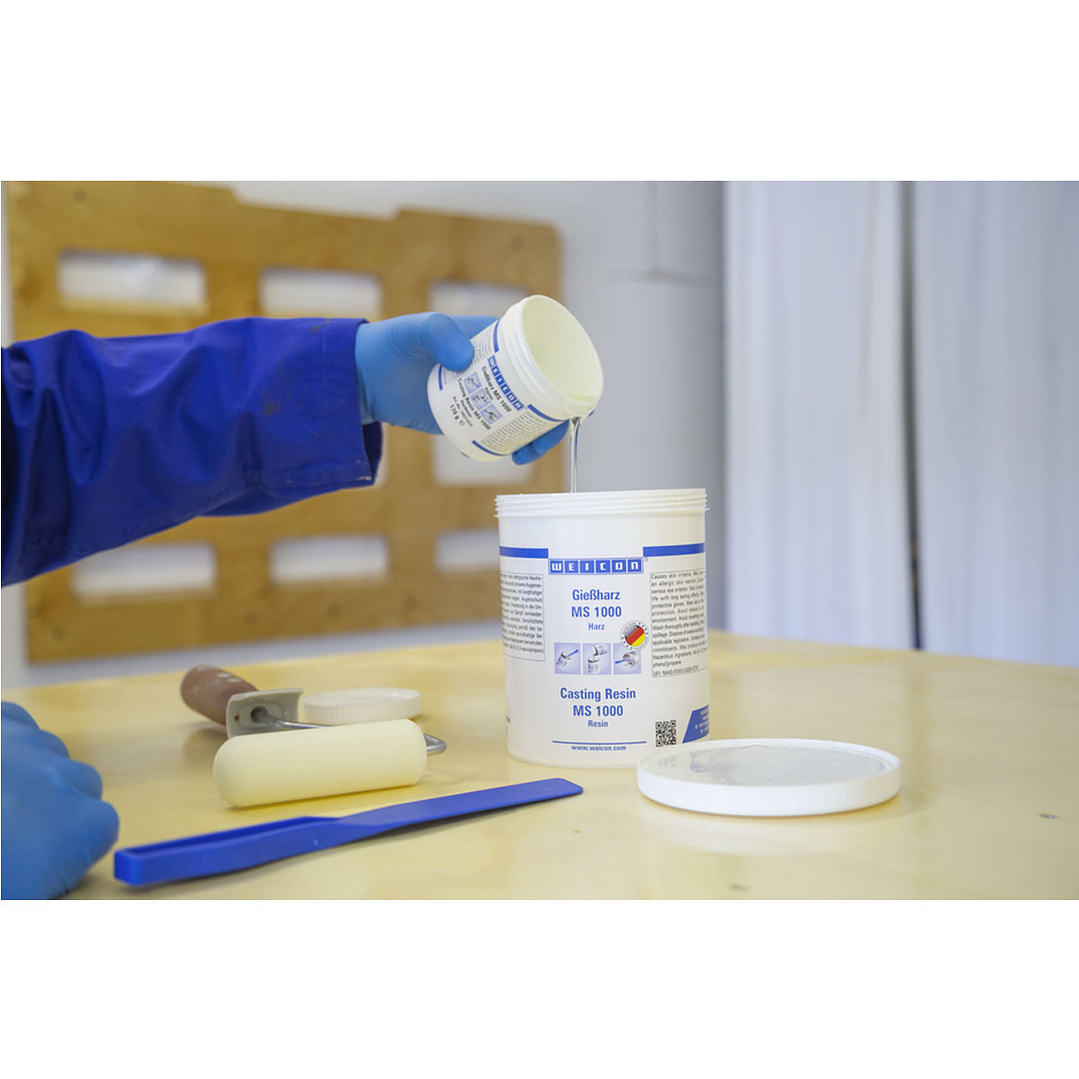 Resina Epoxi Transparente Para Pegar y Laminar 1 Kg MS 1000 6