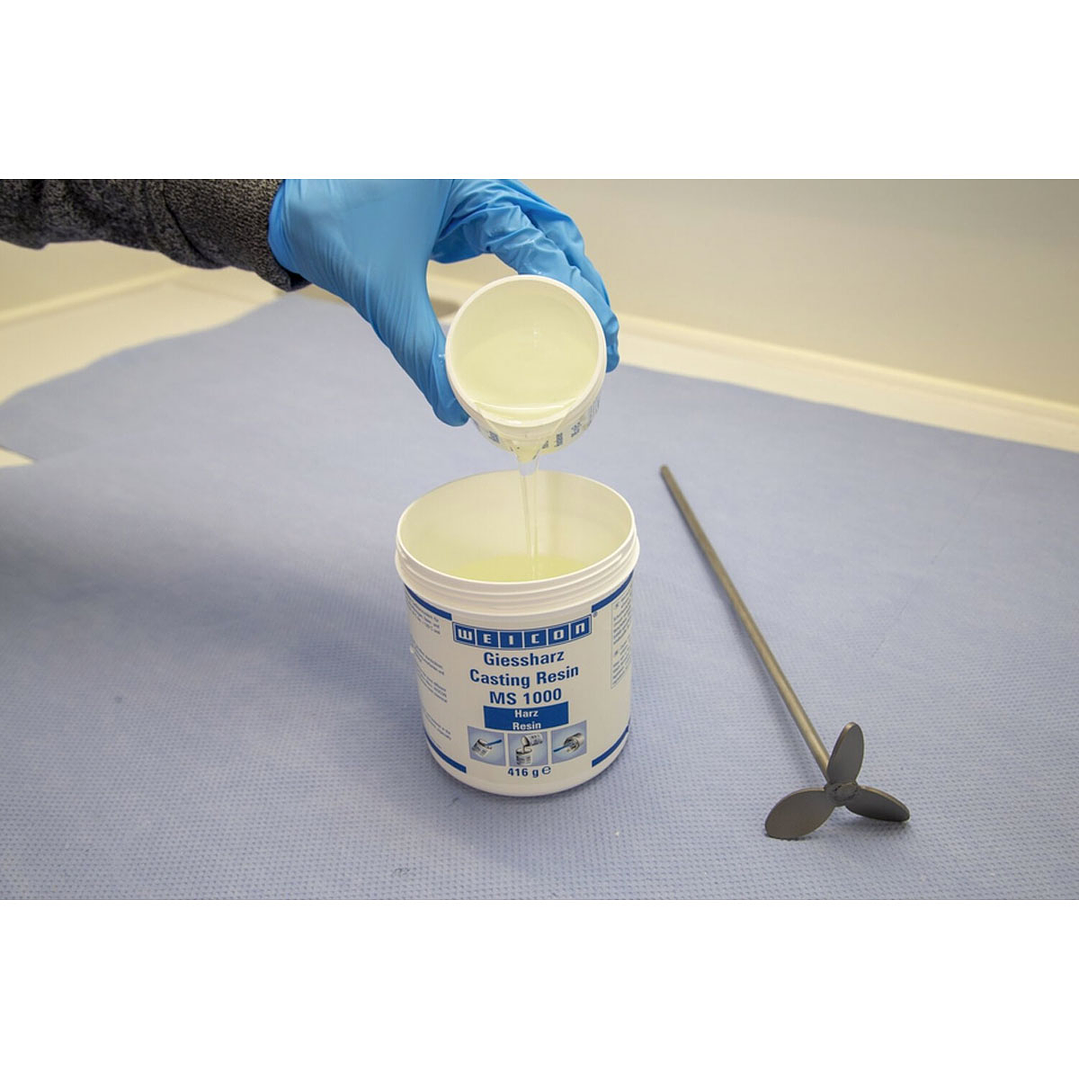 Resina Epoxi Transparente Para Pegar y Laminar 1 Kg MS 1000 2