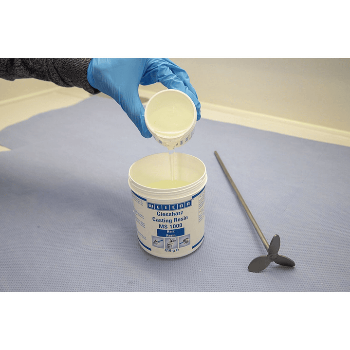 Resina Epoxi Transparente Para Pegar y Laminar 1 Kg MS 1000 2