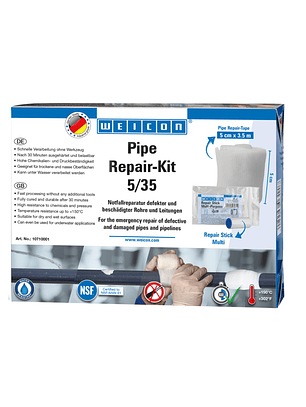 Kit Reparador De Tuberias Con Fugas NSF Weicon