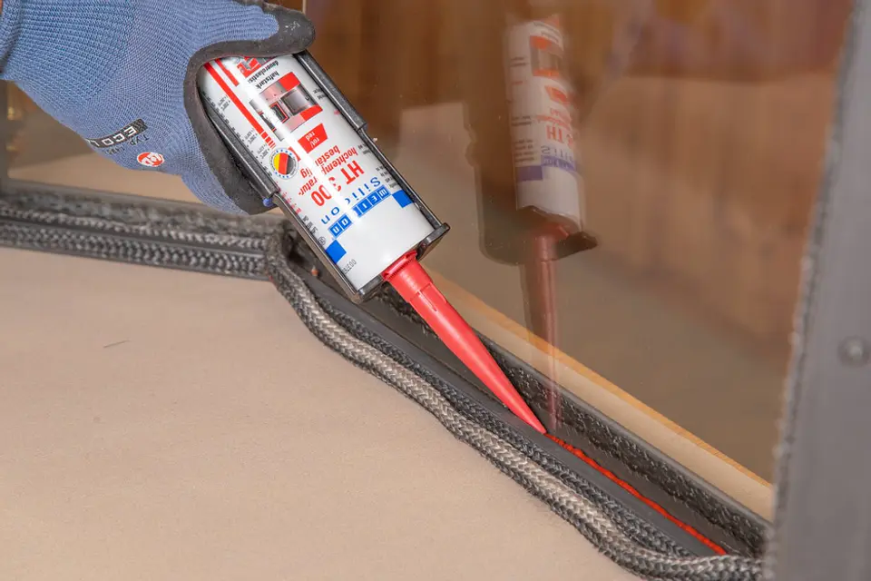 Silicona Sellador Para Alta Temperatura 300º Roja 310 Ml Ht300  3