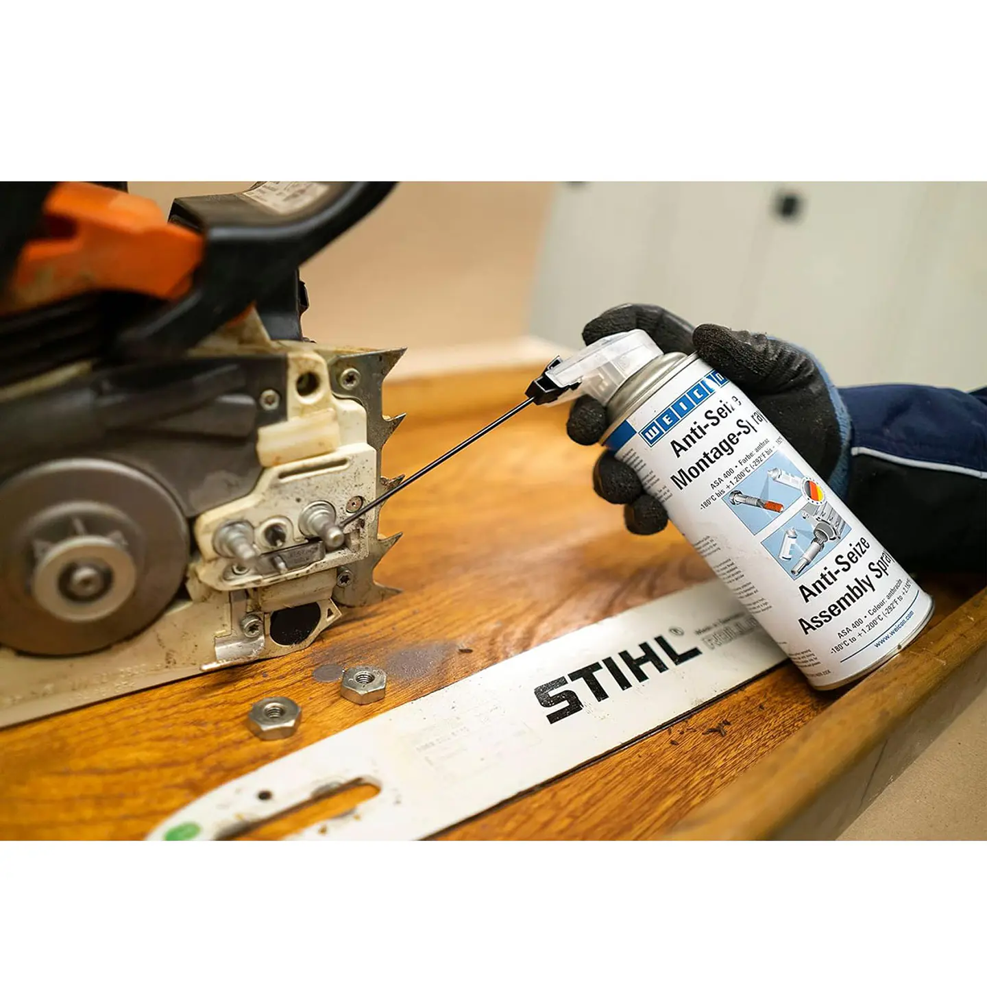 Spray Pasta De Montaje Anti Seize 400 Ml Weicon 4