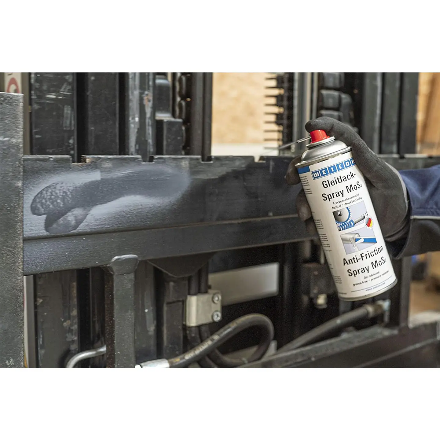 Spray Antifriccion Molibdeno Mos2 400 Ml Weicon 5