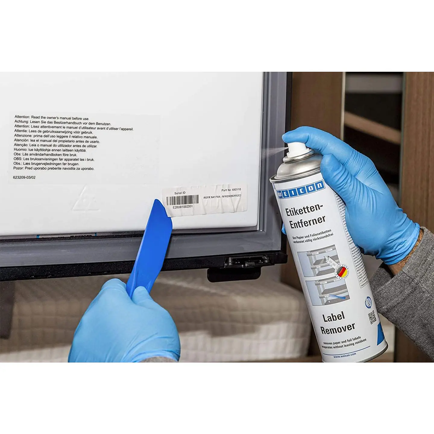 Spray Removedor De Etiquetas Y Adhesivos 500 Ml Weicon 6