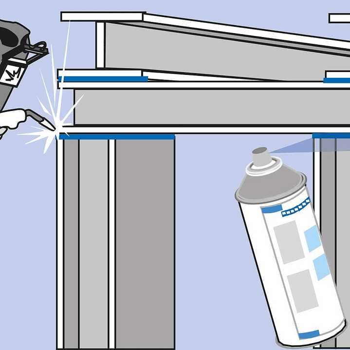 Spray Anticorrosivo De Zinc 400 Ml Protección Catódica 5