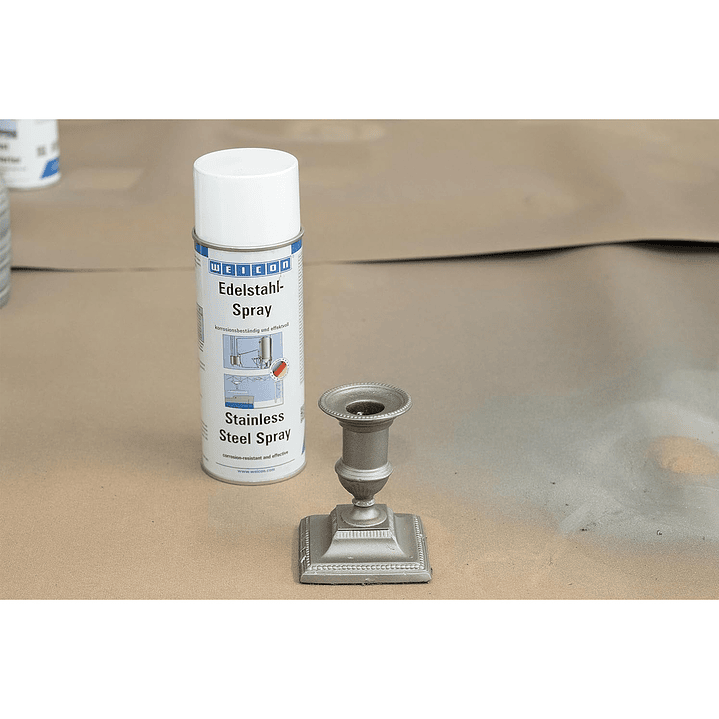 Spray Recubrimiento De Acero Inoxidable 400 Ml Weicon 4