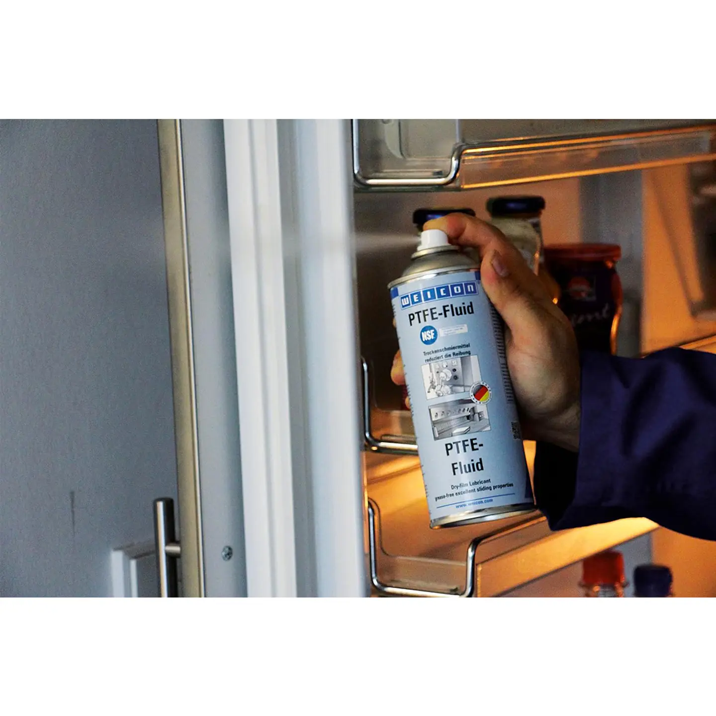 Spray Lubricante Teflon Ptfe Grado Alimenticio 400 Ml Weicon 2