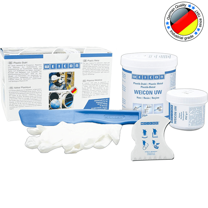 Resina Epoxi Submarina 0,5 Kg Weicon UW 1