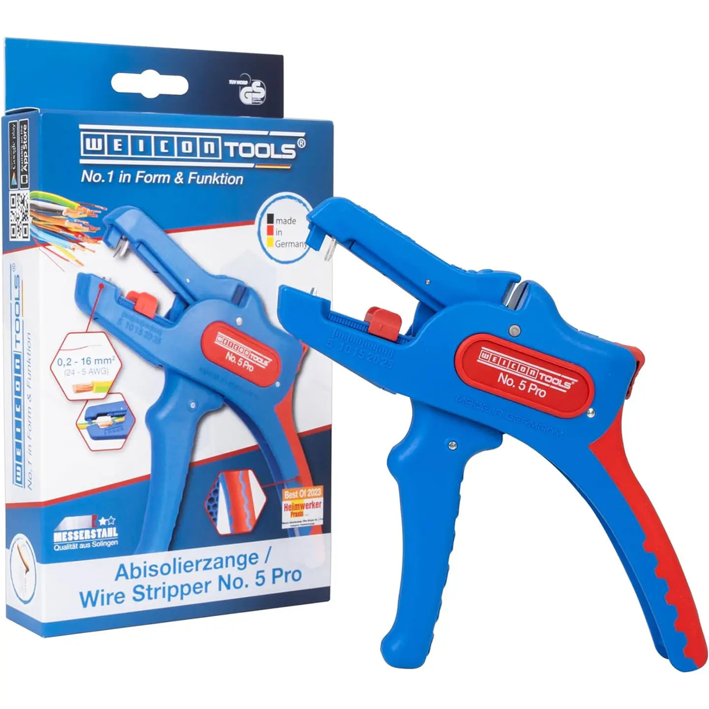 Tenaza Pelacables Automatico Cable 0,2 - 16 mm2 Nº5 Pro 2