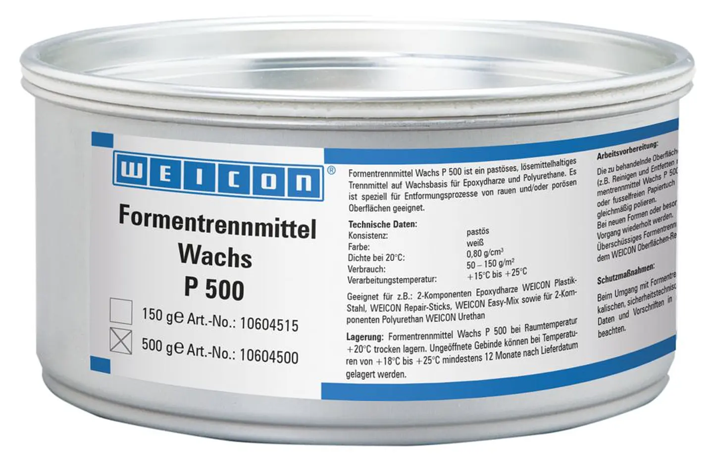 Desmoldeante de Superficies Porosas Cera P 500 1