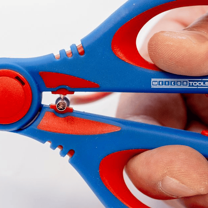 Tijera Electricista XL Corta, Desaisla y Engasta. Con Estuche Incluido 9