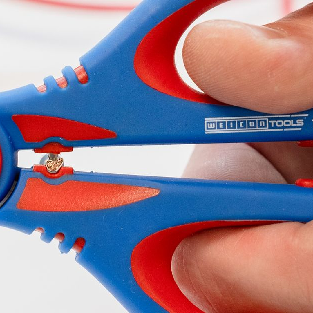 Tijera Electricista XL Corta, Desaisla y Engasta. Con Estuche Incluido 10