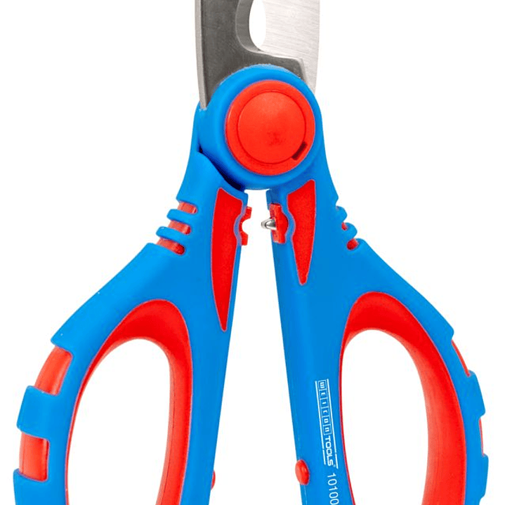 Tijera Electricista XL Corta, Desaisla y Engasta. Con Estuche Incluido 1