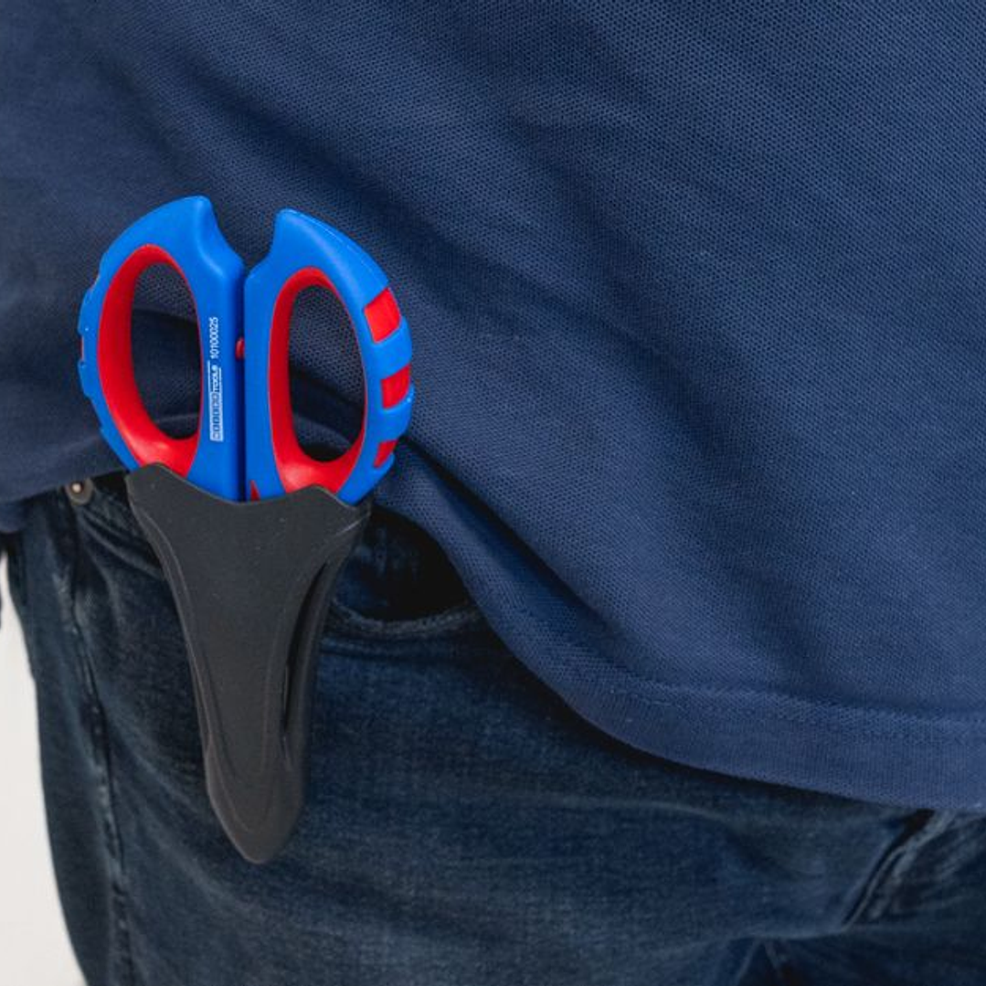 Tijera Electricista XL Corta, Desaisla y Engasta. Con Estuche Incluido 6