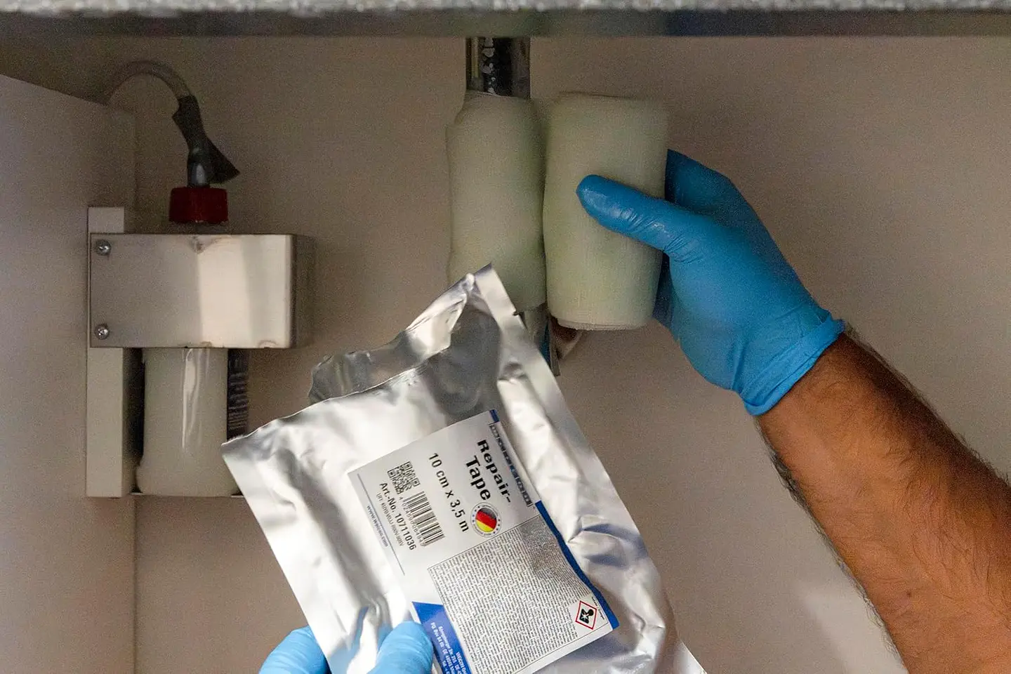 Cinta Reparadora De Tuberias Duradera y Autoadhesiva Repair-Tape  3