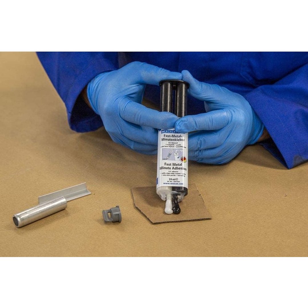 Resina Epoxi Acero Liquido 24 Ml Fast Metal 2