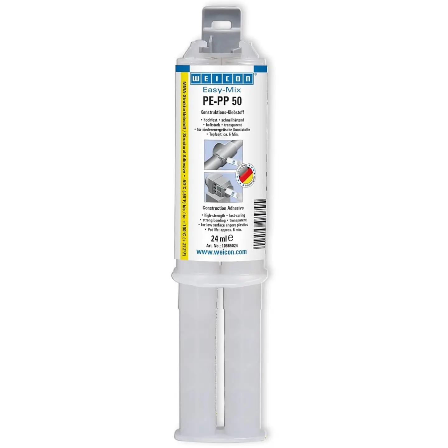 Adhesivo Estructural de Acrilato Easy-Mix PE-PP 50 1
