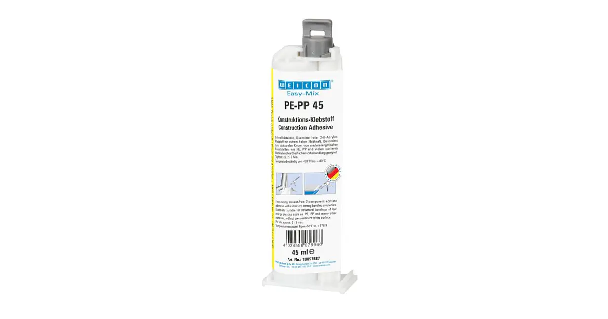 Adhesivo Estructural de Acrilato Easy-Mix PE-PP 45