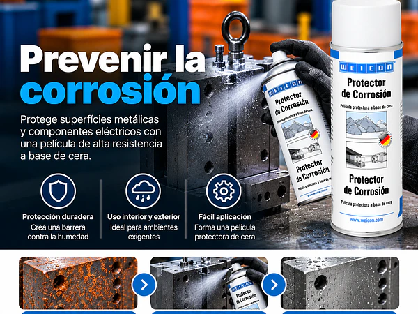 Cómo prevenir la corrosión en metales y componentes eléctricos