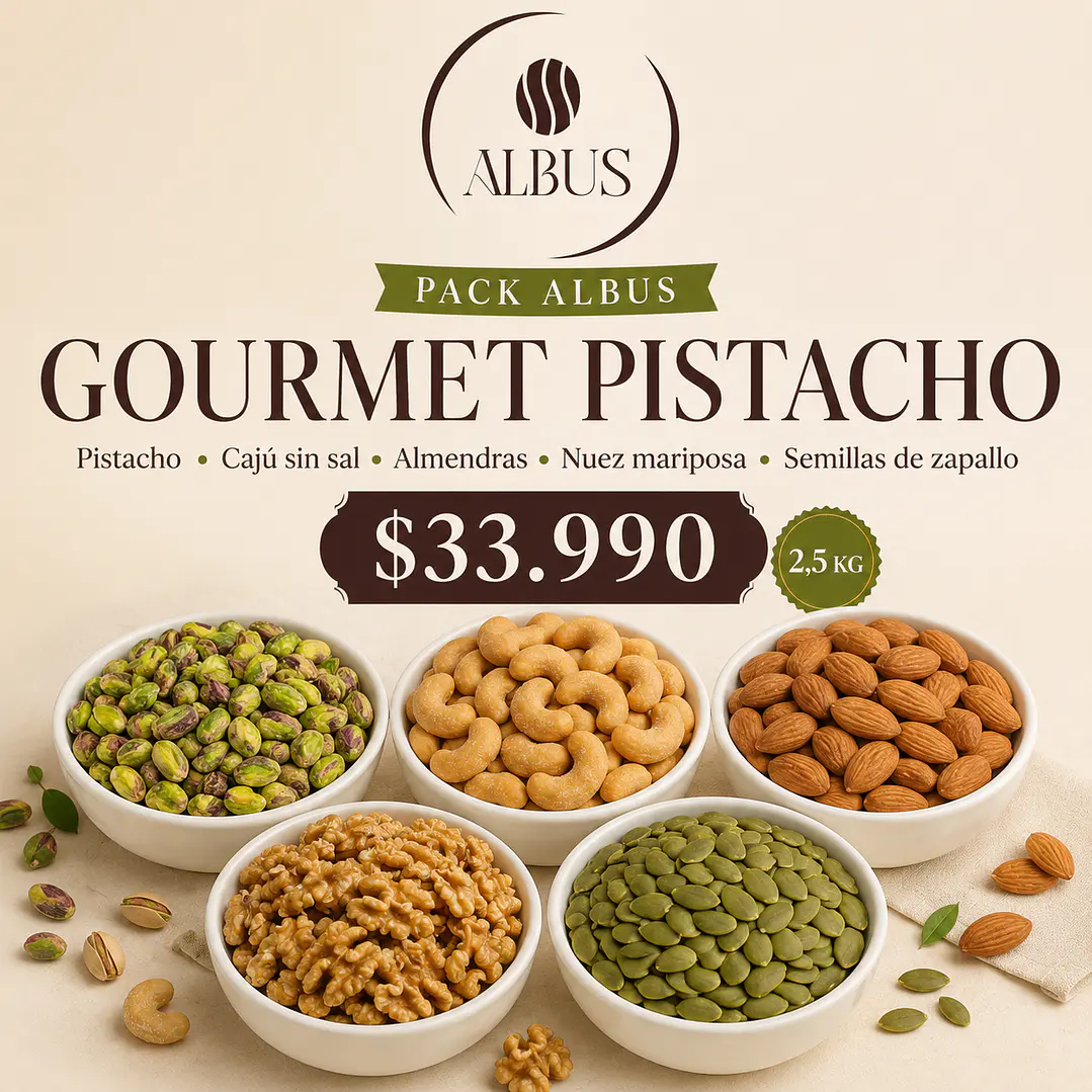 Pack Albus Gourmet Pistacho 1