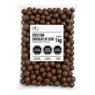 Coco con Chocolate de Leche 26% Cacao – Bolsa de 1 kg