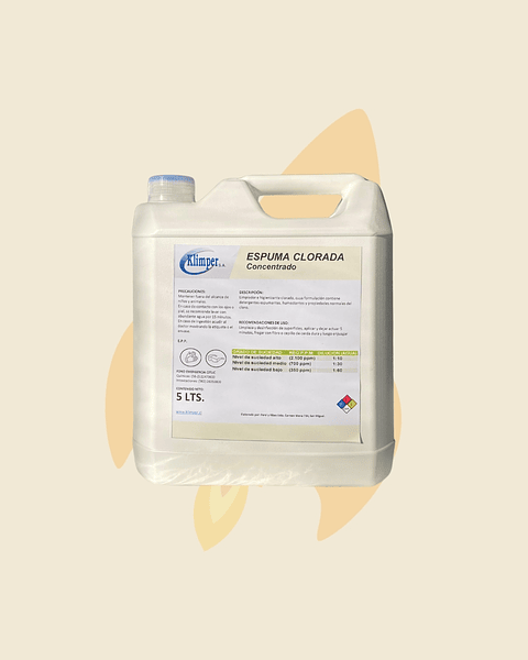 Espuma clorada