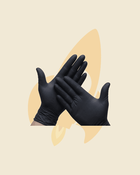 Guante nitrilo negro
