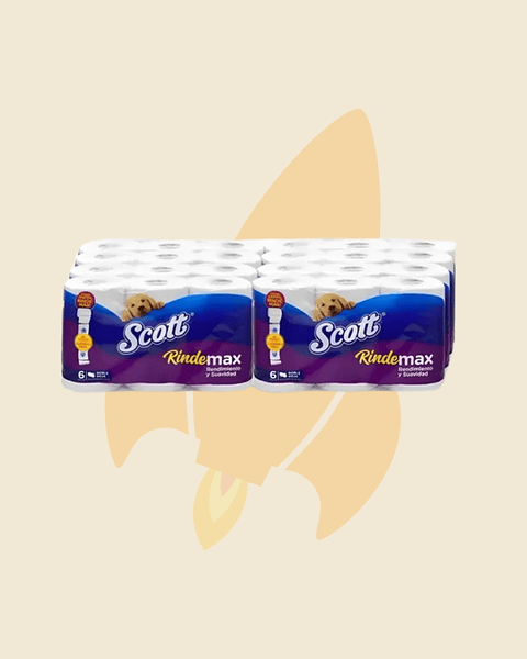 Higiénico scott 22 mts. x 48 rollos