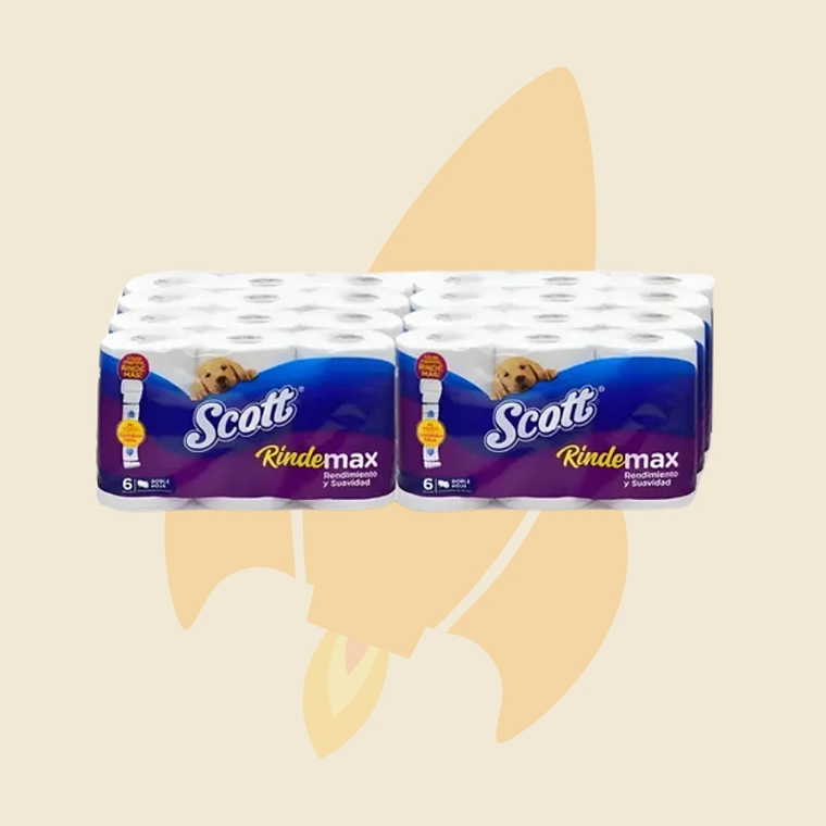 Higiénico scott 22 mts. x 48 rollos 1