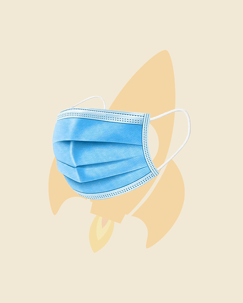 Mascarilla tres pliegues 