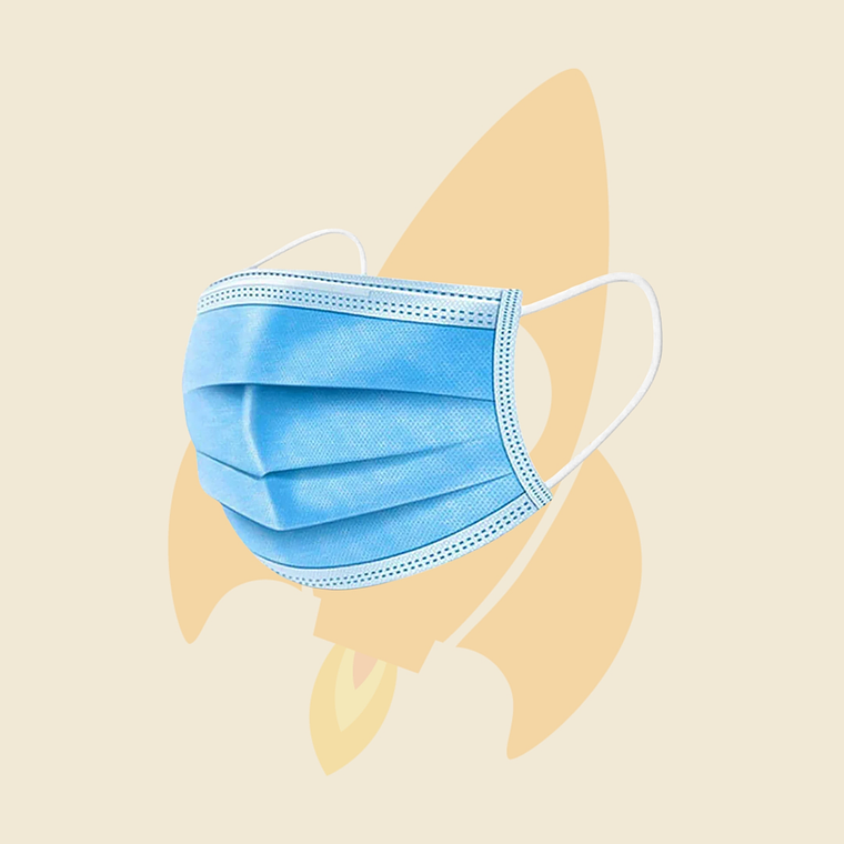 Mascarilla tres pliegues  1