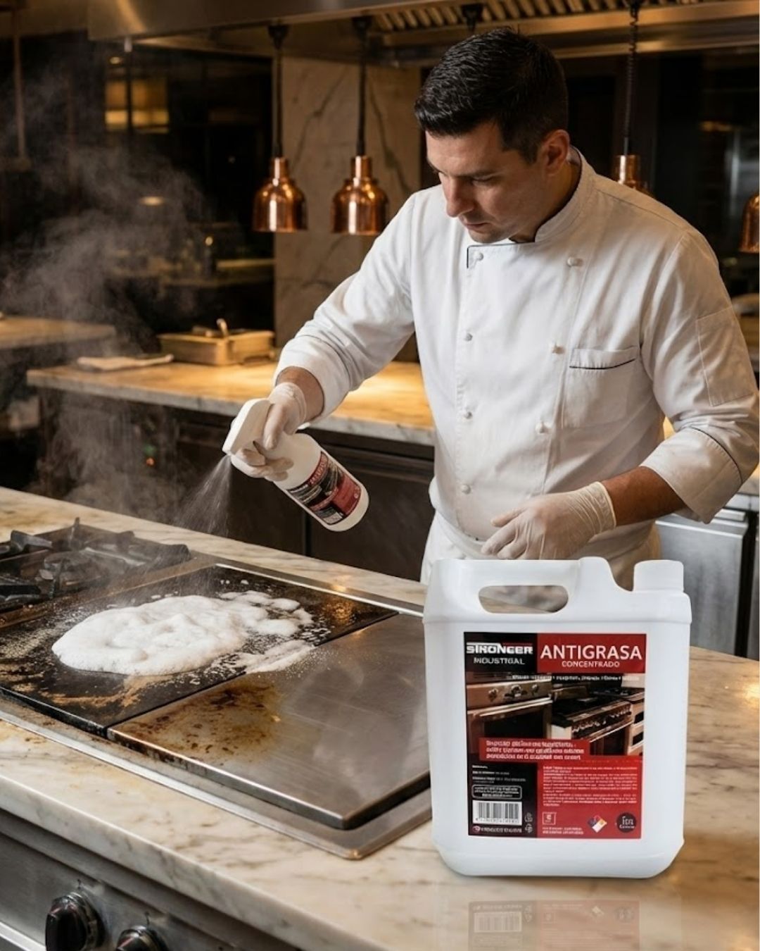 Adiós a la grasa rebelde: Cómo usar correctamente nuestro Desengrasante Industrial Stronger