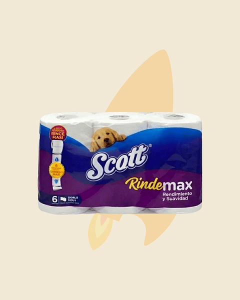 Higiénico scott 22 mts. x 6 rollos