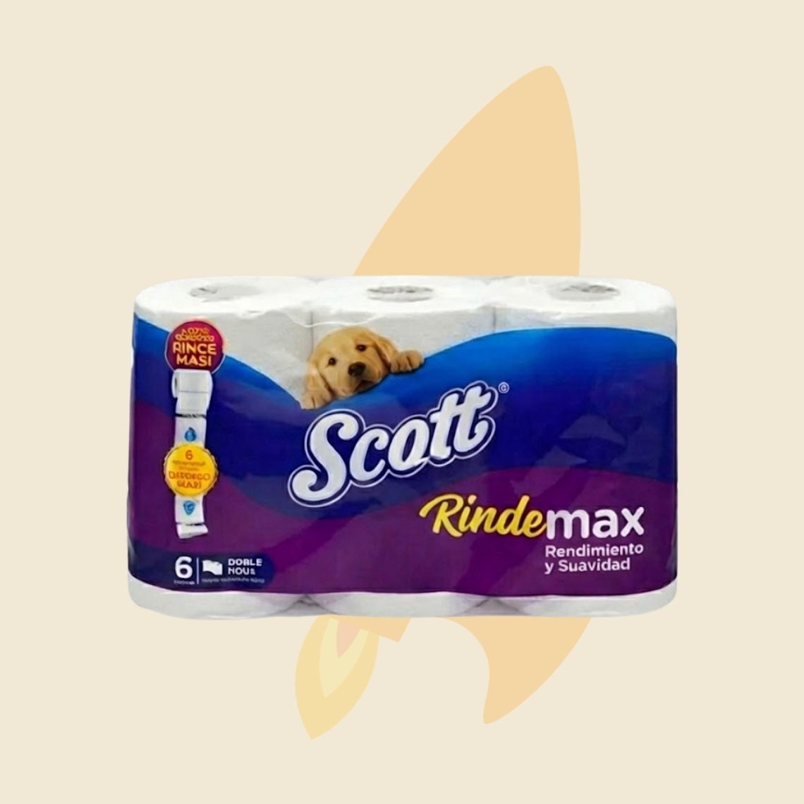 Higiénico scott 22 mts. x 6 rollos 1