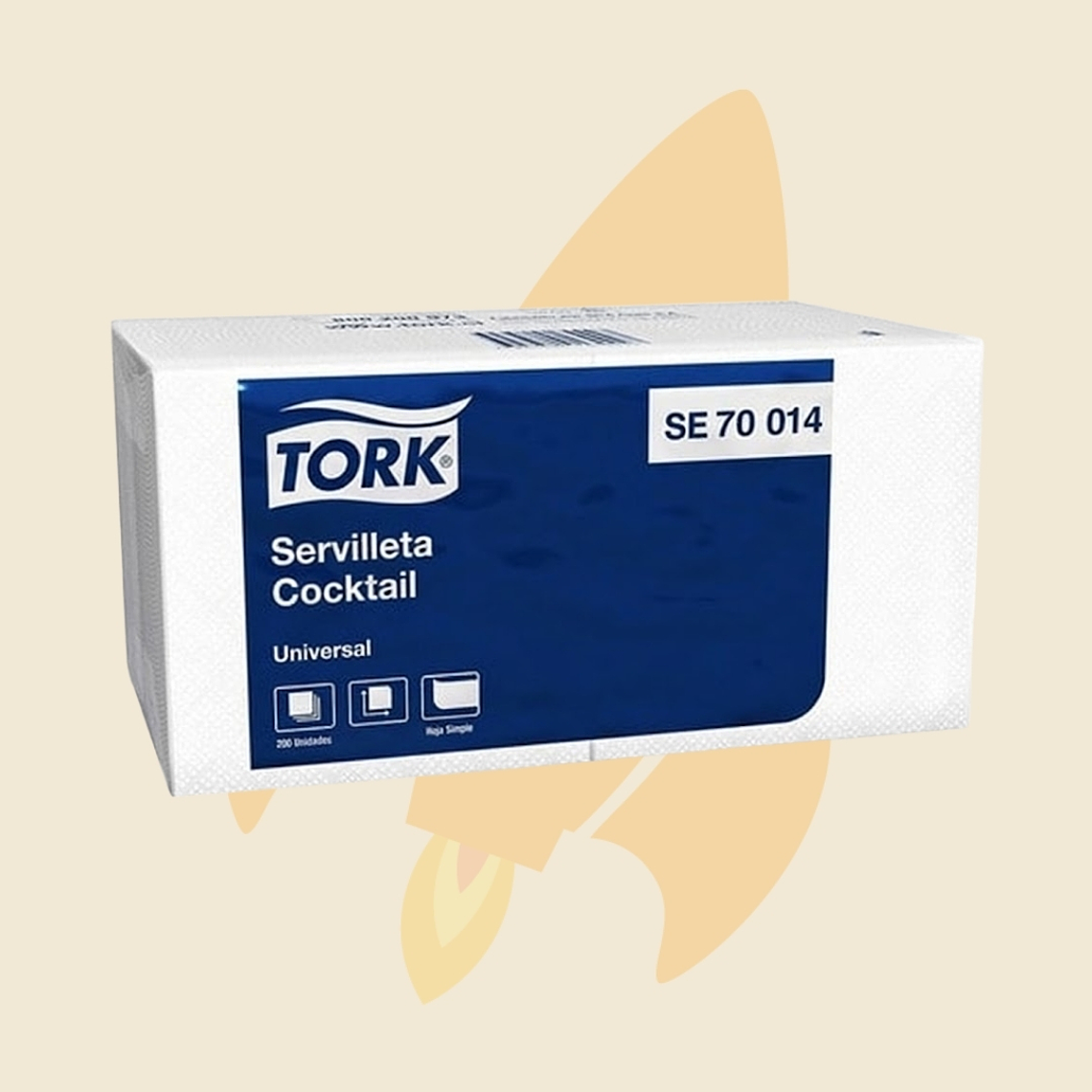 Servilleta paquete Tork blanca 1